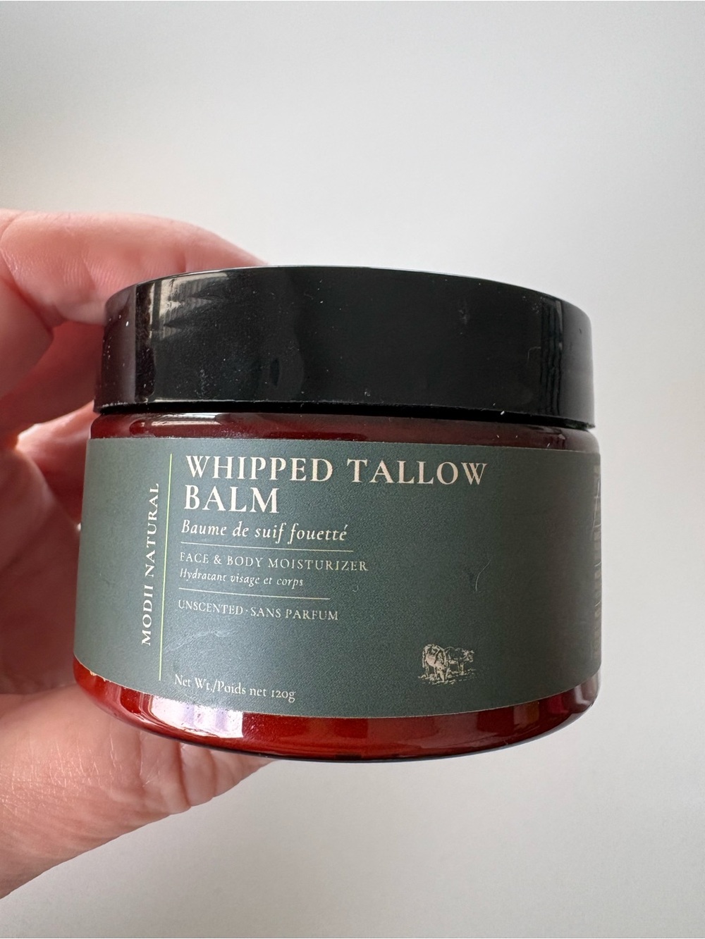 Whipped Tallow Balm - Unscented Face & Body Moisturizer (Green Label)